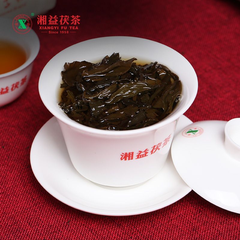 湘益獲茶湖南獲磚茶正宗安化黑茶2022新品虎年生肖茶瑞虎福2kg